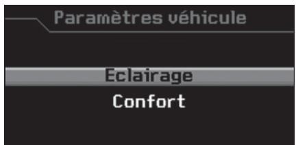 CITROEN C5 2 2010 - Menu «Choix de la langue» - 1