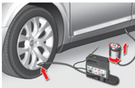 CITROEN C5 2 2010 - Utilisation du kit - 4