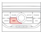 CITROEN C5 2 2010 - AFFECTER UNE ADRESSE ET NAVIGUER VERS «MON DOMICILE» - 2