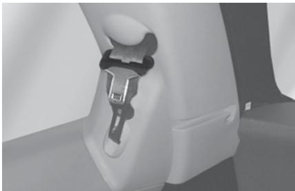 CITROEN GRAND C4 PICASSO 2010 - Consignes ceintures des passagers de troisième rangée - 1