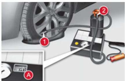 CITROEN GRAND C4 PICASSO 2010 - Utilisation du kit - 2