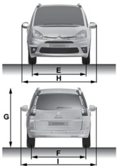 CITROEN GRAND C4 PICASSO 2010 - DIMENSIONS (EN MÉTRES) - 3