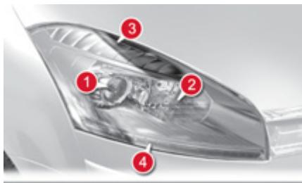 CITROEN GRAND C4 PICASSO 2010 - Feux avant - 3