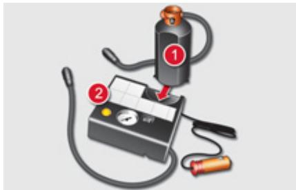 CITROEN GRAND C4 PICASSO 2010 - Utilisation du kit - 1