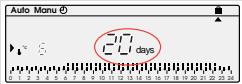 SAUNIER DUVAL EXABOX 1J - Prolonged absence mode - holidays. - 1