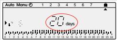 SAUNIER DUVAL EXABOX 7J - Prolonged absence mode - holidays. - 1