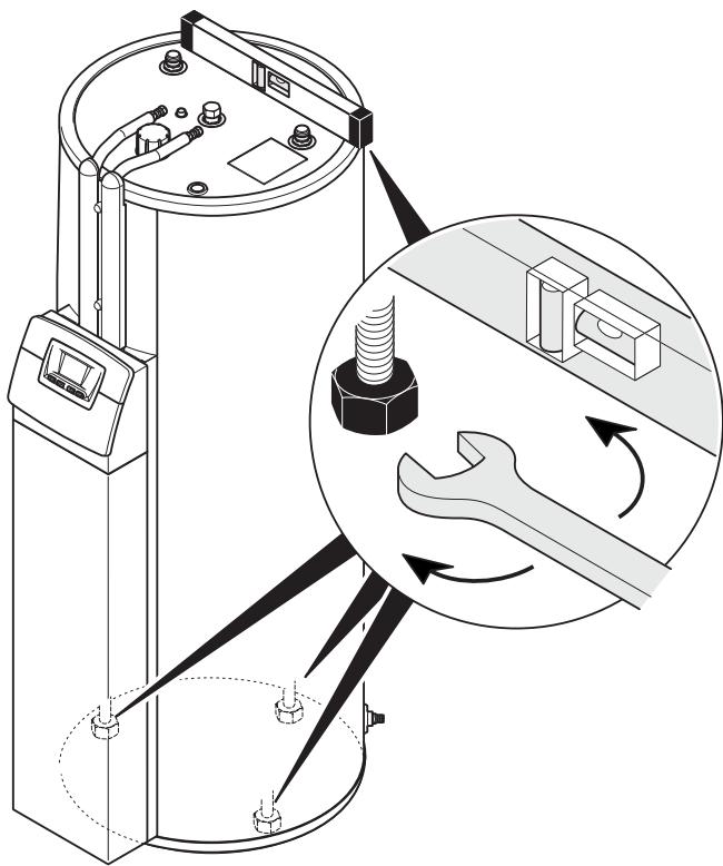 SAUNIER DUVAL HELIOSET 150 - Positionnement du ballon - 2