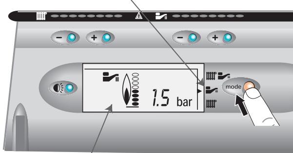 SAUNIER DUVAL ISOFAST C 24 E V - Pour passer en mode ETÉ (Eau chaude seule) - 1