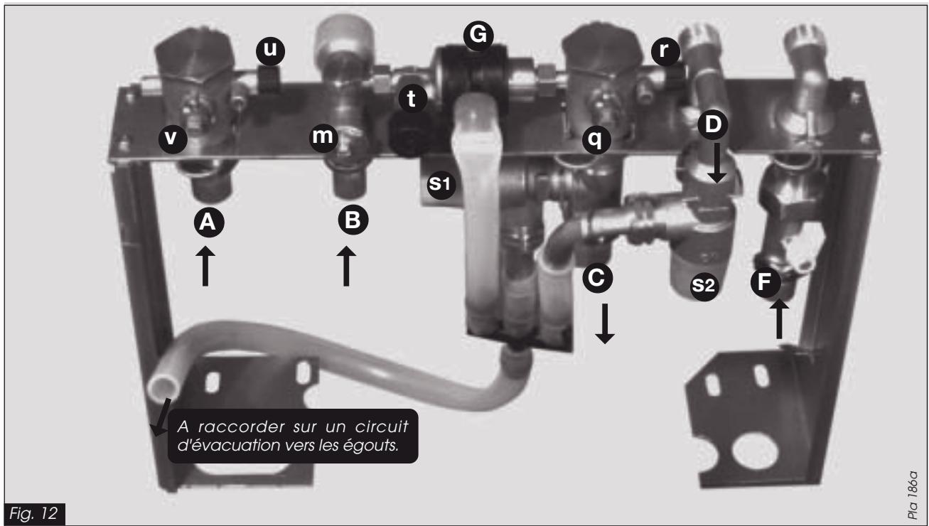 SAUNIER DUVAL ISOFAST C 24 E V - PLAQUE DE RACCORDEMENT - 1