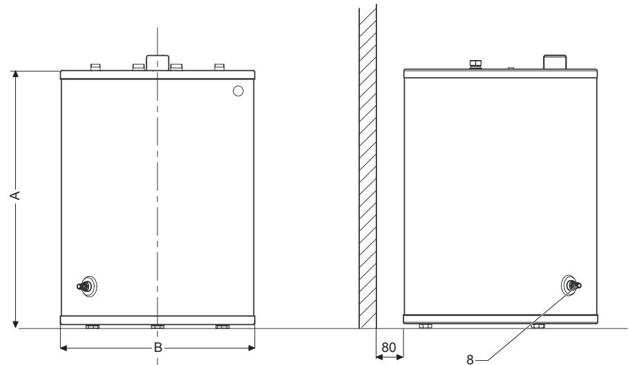 SAUNIER DUVAL FE 150 S - Méretek - 1