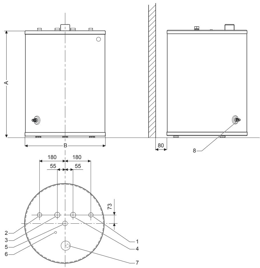 SAUNIER DUVAL FE 200 S - Dimensioni - 1