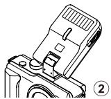 OLYMPUS FL-300R - In- en uitklappen - 2