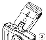 OLYMPUS FL-300R - Sammenfoldet - 2