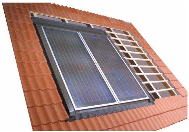 ELM LEBLANC CAPTEURS SOLAIRES FK210 - Tâche 4 - Fixation des tôles de côté: - 2