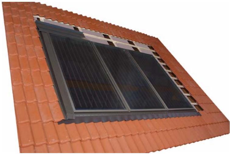 ELM LEBLANC CAPTEURS SOLAIRES FK210 - Tâche 5 - Fixation des tôles supérieures: - 7