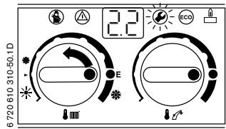 ELM LEBLANC MEGALIA CGVA24-3H - Mode de commande du circulateur pour le chauffage (fonction 2.2) - 3