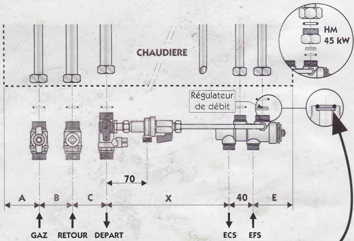 FRISQUET TGP MURALE 32 KW - Accessoires fournis - 1
