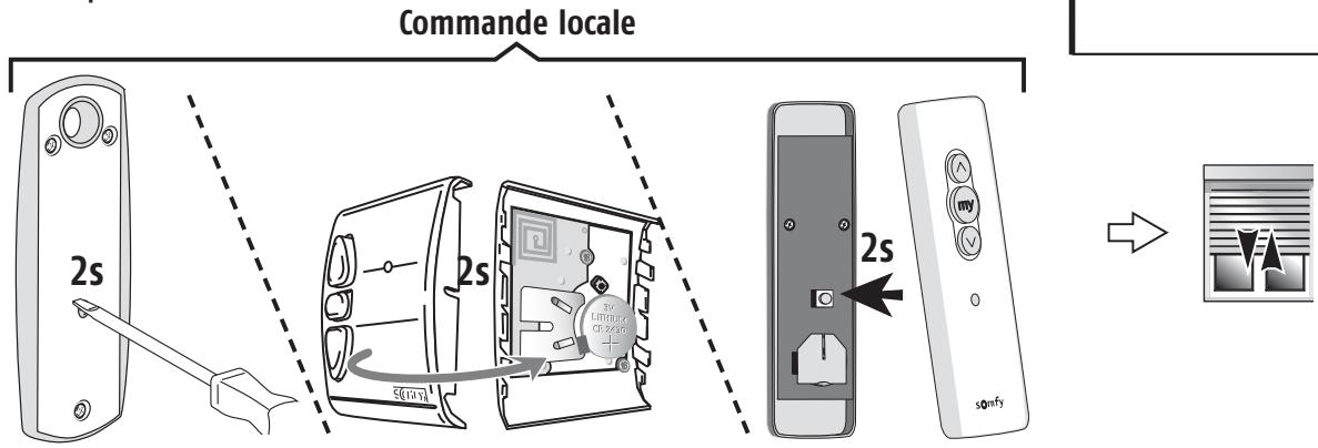 SOMFY IMPRESARIO CHRONIS RTS - La procédure de programmation s'effectue comme suit : - 2