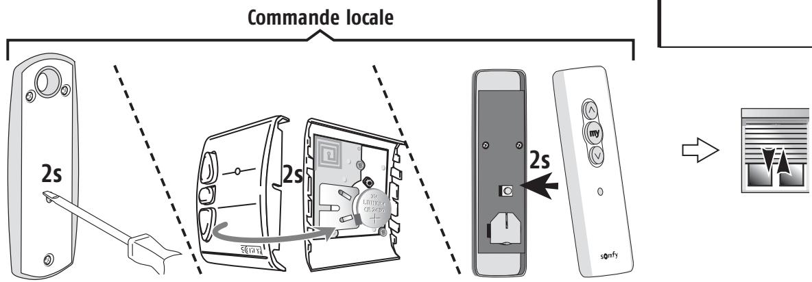 SOMFY IMPRESARIO CHRONIS RTS - Supprimer un moteur - 1