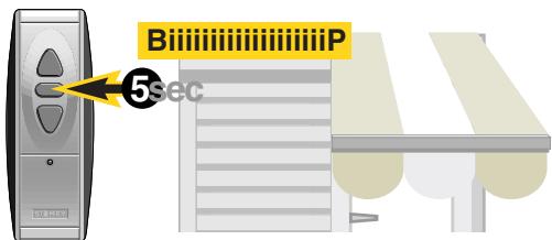 SOMFY LT50 RTS - Procedez à l'initialisation : voir ci-contre n°1 de la page 7 - 4