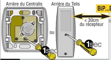 SOMFY LT50 RTS - Procedez à l'initialisation : voir ci-contre n°1 de la page 7 - 5