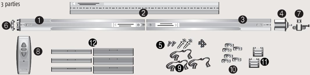 SOMFY 5014068 - Ce kit est composé de : - 1