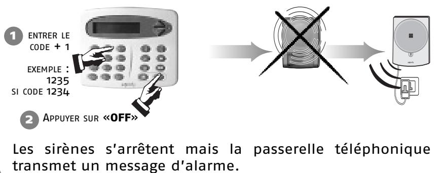 SOMFY ASR 2000 - Arrêter le système d'alarme - 5