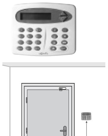 SOMFY ASR 2000 - Clavier de contrôle avec écran LCD - 1