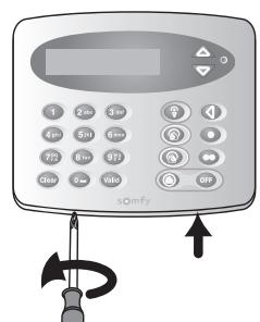 SOMFY ASR 4000 - Recharger les paramètres d'usine sur le clavier (avec ou sans écran) - 3