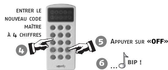 SOMFY ASR 4000 - Personnaliser le code maître du clavier de contrôle - 3