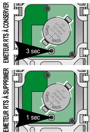 SOMFY CENTRALIS UNO RTS - Deprogrammer un emetteur - 3