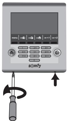 SOMFY PROTEXIOM 400 - 1/ Ouvrir les capots des autres éléments - 1