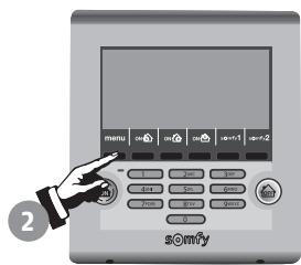 SOMFY PROTEXIOM 400 - Pour accéder au paramétrage - 4