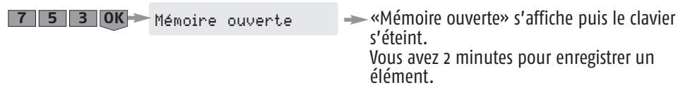 SOMFY PROTEXIOM 600 - Paramètres des fonctions avancées - 17