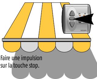 SOMFY SOLIRIS UNO - Utilisation de la position intermédiaire - 1