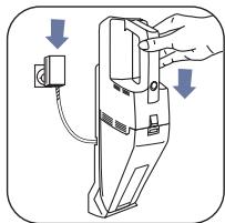 ROWENTA AC 130Y - Support mural et chargeur - 2