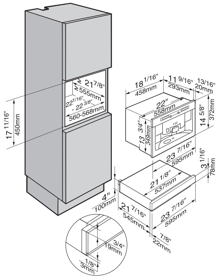 MIELE EGW 2060 - Possibilités de combinaison - 1