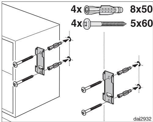 MIELE DA 1060 AIR'CUBE - Fixation au mur - 2