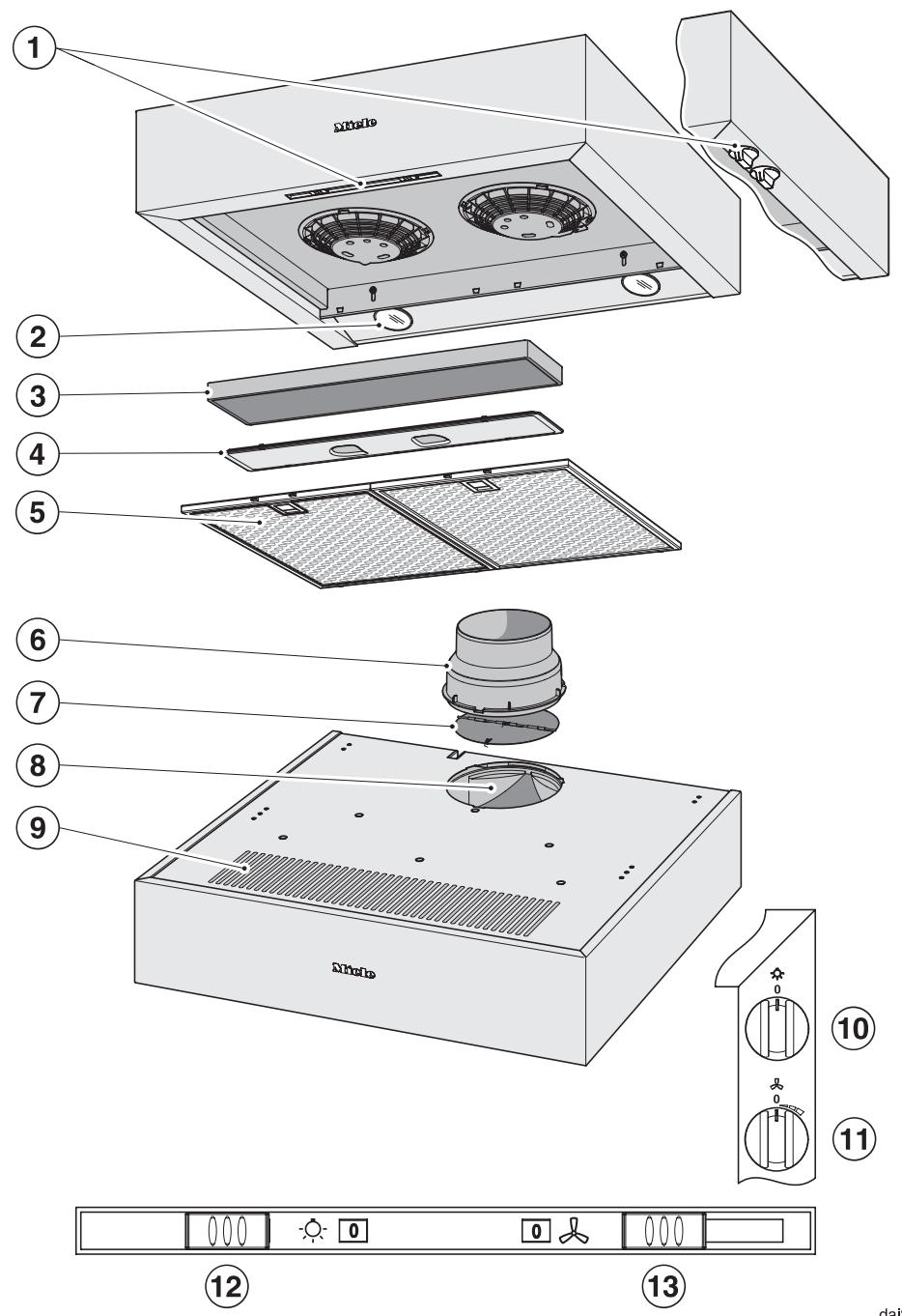 MIELE DA 1060 AIR'CUBE - Accessoires - 1