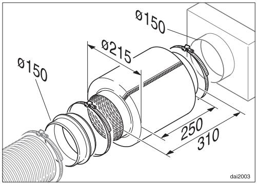 MIELE DA 1060 AIR'CUBE - Réducteur de bruit - 1