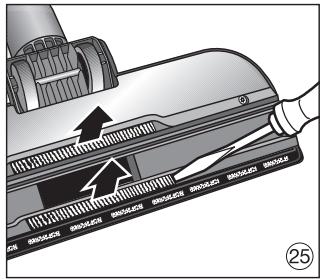 MIELE S2111 - Controle of de stofcassette vol is - 24