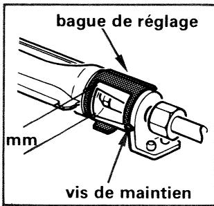 VEDETTE ER225 - Réglage des bagues d'air - 1