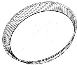 VEDETTE DXC400BD - Le plat à tarte en verre : - 1