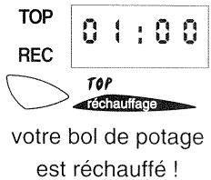 VEDETTE DXC400BD - Un temps préprogramme est associé à chaque fonction TOP. Une simple pression et le programme démarre. - 2