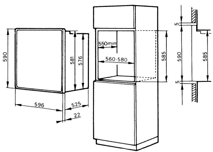 VEDETTE F719 - Raccordement et encastrement - 1