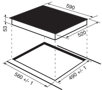 INDESIT VIA 641 X - Encastrement - 1