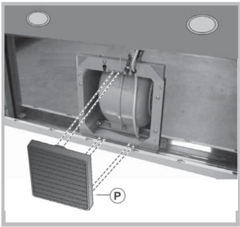 INDESIT HIP9FIX - Austausch des Kohlefilters - 1