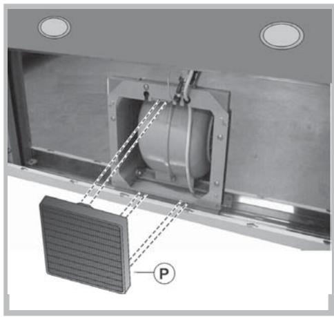 INDESIT HIP9FIX - Vervanging van het koolstofffilter - 1