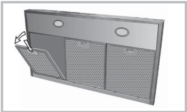 INDESIT HIP9FIX - Reinigung der Fettfilter - 1
