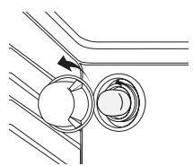 INDESIT KN6E61AW - Replacing the oven light bulb - 1